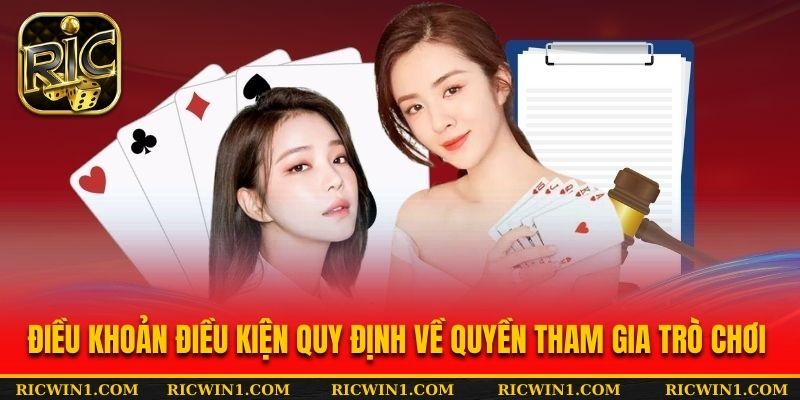 Điều khoản điều kiện quy định về quyền tham gia trò chơi